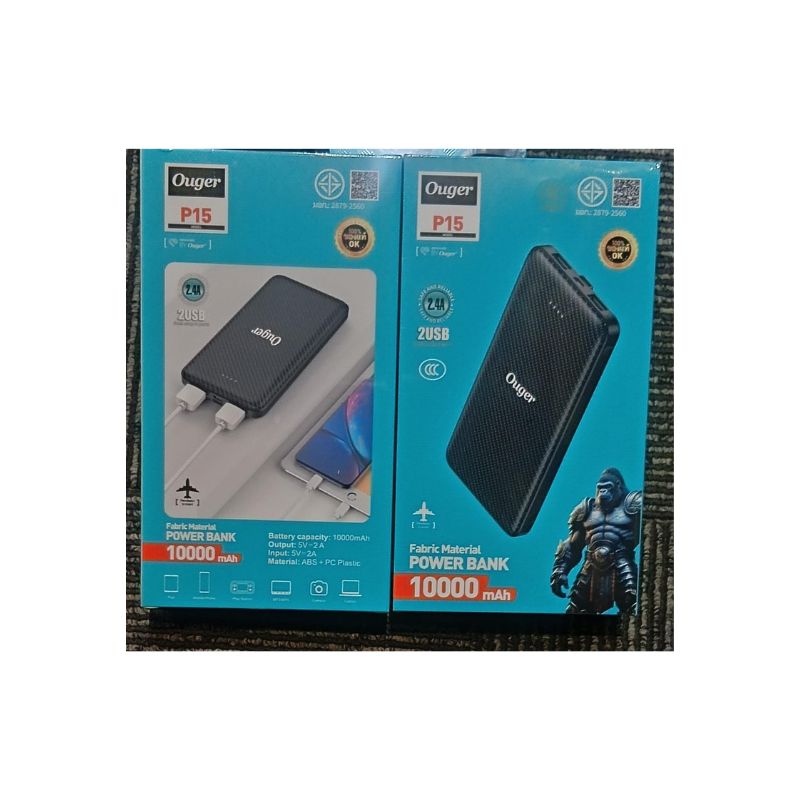 OUGER FABRIC MATERIAL POWER BANK 10000MAH