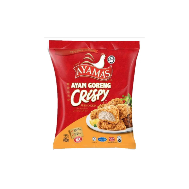 AYAMAS CRISPY FRIED CHIC - ORIGINAL 850GM